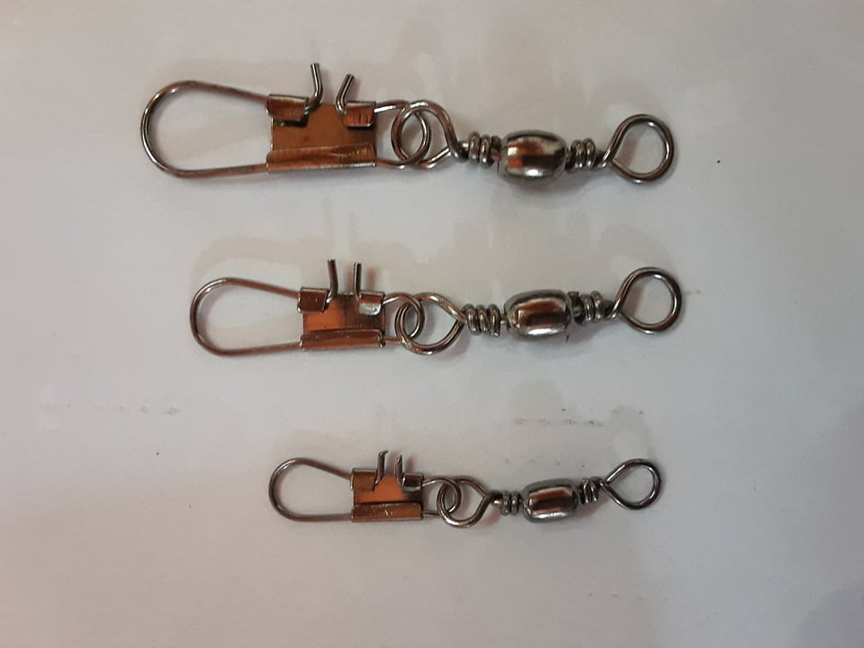 Fishing swivels assorted sizes