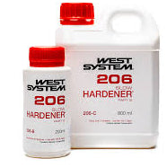 West system 206 hardener(slow) , 200ml