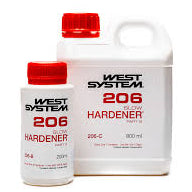 West system 206 hardener(slow) 800ml