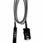 PPC 8ft SUP leash, strait clear/black