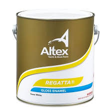 Altex Regatta enamel, Mattahorn white,  4 liters