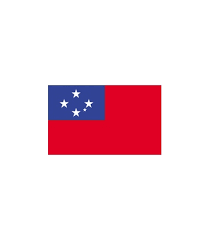 Flag - Courtesey Samoa 45 x 30cm