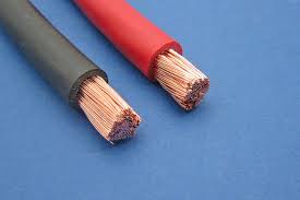 Battery cable, 25mm red -  1 core tinned