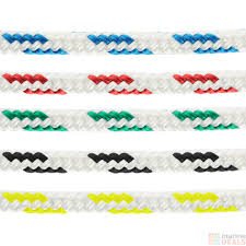 Fineline yacht braid, Flecked Red 12mm