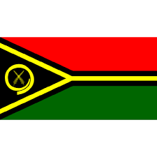 Flag - Courtesey Vanuatu 45 x 30cm