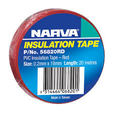 Narva electrical tape , red