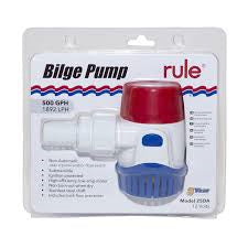 Rule  bilge pump 500GPH, 12V = model 25DA