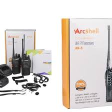 Arcshell AR-5walkie talkie 2pack, black